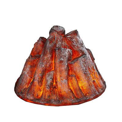 China Electric LED Light Simulation LED LOGS Recessed Decorative Cabinet Fireplace Core Fire Flame Wall Insert Fireplace LOG for sale