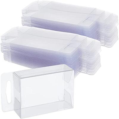 China Amazon hot sale 36pcs handmade PVC rectangle transparent flexible plastic folding box, use for gift for sale