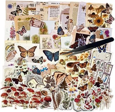 China Amazon Hot Selling Decorative Sticker 200 Pieces Back To Acients Style Scrapbooking Stickers, Use For Inscribing, Gift, Etc. for sale