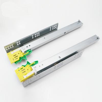 China Fast& easy installation ROEASY metal quadro undermount push open soft closing drawer slide for sale