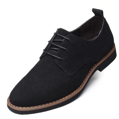 China Wholesale British Formal Men's Office Fashion Trend Suede Tall Shoes Men's Casual Shoes for sale