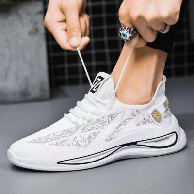 China CUSHIONING 2021autumn men's shoes fashion Korean sports and leisure running shoes fashionable spring fly woven mesh for sale