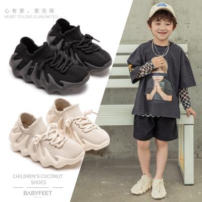 China 2021 summer flat boys girls fashion casual sneakers toddler little big kid brand 450 trainers kids lace up lace up walking shoes for sale