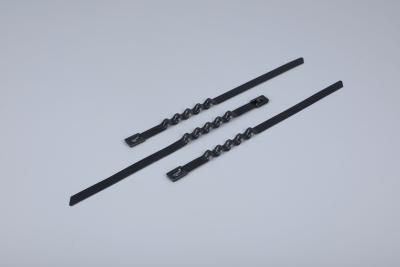 China Plastic Facatory Corrosion Resistant Production Line Covered Stainless Steel Cable Ties for sale