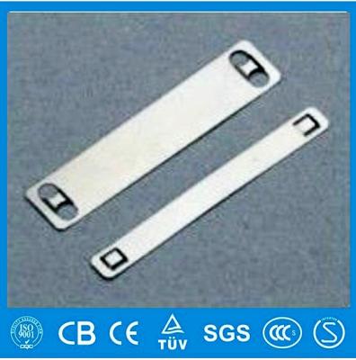 China Stainless Steel #304 Stainless Steel & Wide Cable Nallow Marker for sale