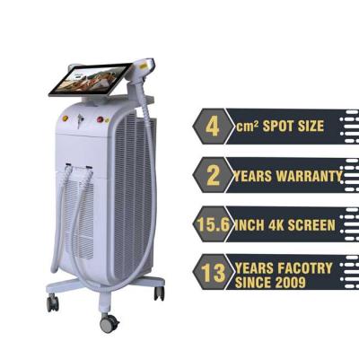 China Shandong Hair Removal 808nm Diode Laser 1200W KM Dye Removal For Painless Permanent Hair Removal Depilacion Machine 808 for sale