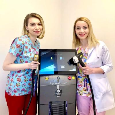 China Effective Dye Removal Treatment Soprano XL Diode Laser Skin Rejuvenation Hair Removal Machine 808nm Shaft Waves Alma Titanium Lasers for sale