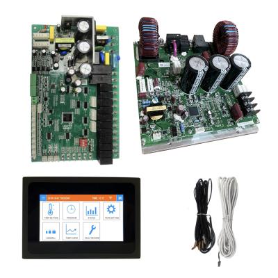 China Factory Price Double Sided Cheap Price FR-4 Panels Universal Water Heater Inverter Heat Pump Controller EEV PCB Wifi Tuya Panel for sale