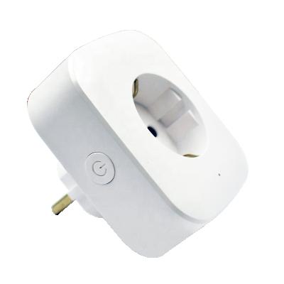 China Residential/Multi-Purpose Work with Alexa and Google Home Wifi Outlet White Wifi Smart Plug for sale