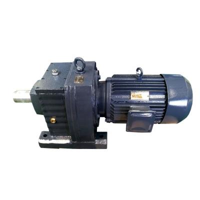 China Mining R107 Series 5 1 Reverse Bevel Gear Reduction Gear Conveyor Gearbox Motor Helical Concrete Mixer Buggy Price for sale