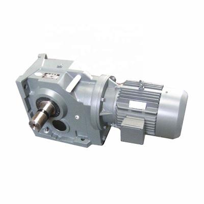 China 90 degree spiral bevel electric gearbox with motor KA KAF 90 degree spiral bevel electric gearbox with motor for sale