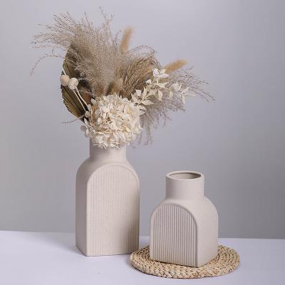 China Modern Modern Nordic Decoration Home Bud Vases Wedding Decor Table Pots Accessories Gifts Ceramic Vase Flower for sale