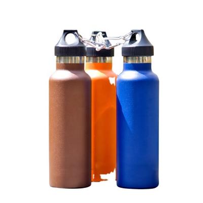 China Sustainable 12oz Powder Coated Wide Mouth Double Walled Thermos Vacuum Insulated Stainless Steel Water Bottle for sale