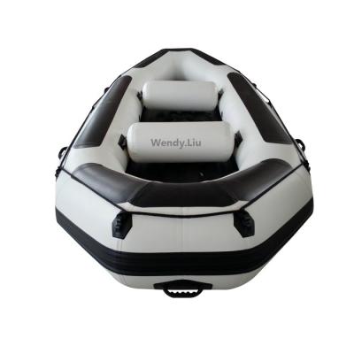 China New Style 3.8M PVC Travel 0.9mm Dinghy Material Inflatable Rafting Boat for sale