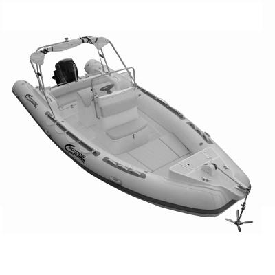 China 5.2meter Travel Factory Semi Rigid Inflatable Boats , Rafting Inflatable Rib Boat With Anchor for sale