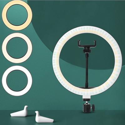 China Makeuplight 6inch/10inch Mobile 18inch Tripod Ring Light and Phone Stand Camera Selfie Ring Light with Cell Phone Stand Holder for Living for sale