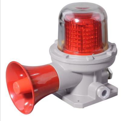 China Explosion-Proof Sound And Light Because-3B Red Light Alarm LED Rotating Crane Driving Voice Industrial Horn Alarm for sale