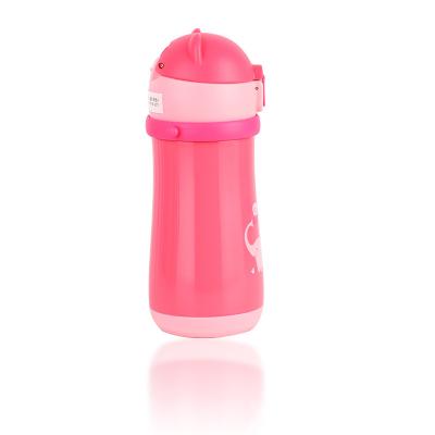 China Business Vacuum Insulated Sublimation Blanks Cup Double Walled Stainless Steel Sippy Cup With Lid And Handle Kids Bottle for sale