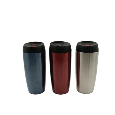 China PORTABLE Stainless Steel Wide Mouth Mug Insulated Travel Thermo Mug For Coffee Or Tea for sale