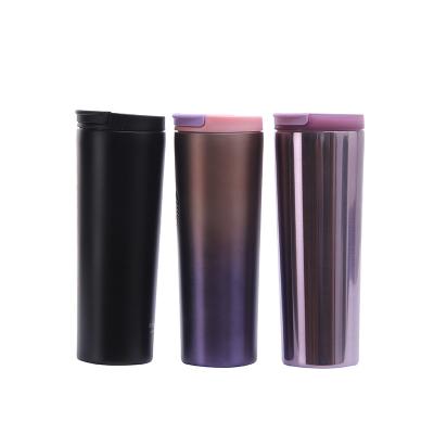 China 500ml Stainless Steel Coffee Tumbler Double Wall Coffee PORTABLE Insulated Travel Mug for sale