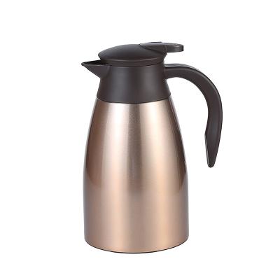 China PORTABLE Thermos Pot Vacuum Jug Flask Double Wall Stainless Steel Vacuum Coffee Pot for sale