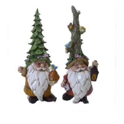 China Colorful 2 Garden Gnome Craft Europe Resin Set for sale