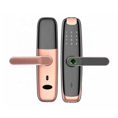 China Cheapest Smart Electronic Fingerprint Touch Screen Digital Smart Door Lock For Home Security HF-X15 HF-X15 for sale