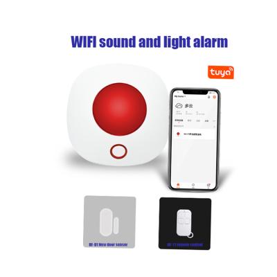 China New Product Popular Smart Wifi Security Alarm With Strobe Light Best Quality Alarm Siren HF-SN11 for sale