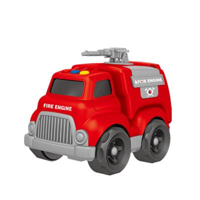 China Hot Selling Friction Toy Europe Market Best Friction Car Toy Vehicles Fire Truck Toy Kids Toy for sale