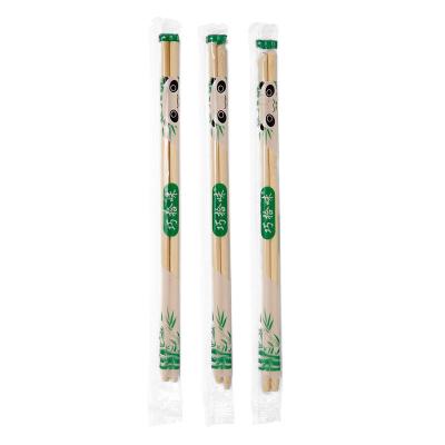 China Natural and Environmentally Friendly Disposable Takeaway Chopsticks Panda Individually Wrapped Bamboo Chopsticks for sale