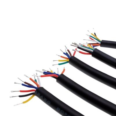 China Aviation Source Manufacturer Hot Sale 8 Core Male To Female Aviation Common Connector UL 2464 PVC 26AWG Common Rope Wire for sale