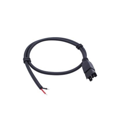 China Factory industrial supply 2 meter light source rope 5A PVC light source wire 5MM OD single male same soft black vision light source cord for sale