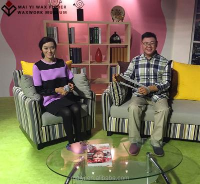 China Europe high-simulated realistic vivid life scene wax figures for sale