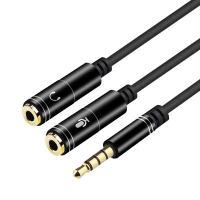 China Speaker 3.5mm Male To Female Audio Stereo 2 Y Splitter Cable Earphone Headphone Splitter Adapter for sale