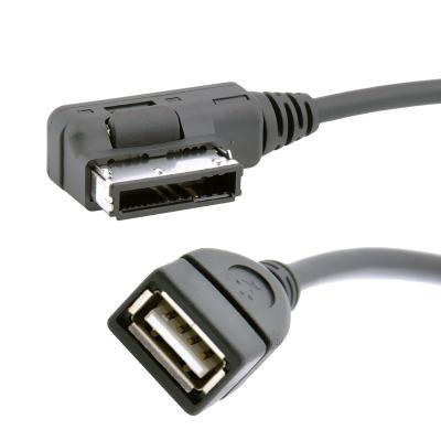 中国 Car USB AF to AMI Adapter Cable Car Audio Aux USB Cable for Audi A6L A4L A5 A8L Q5 Q7 TT 販売のため