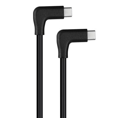 Κίνα 90 Degree USB C Data Video Game Player Cable Type C USB3.1 Male To Male Fast Charging Cable 10Gbps For For Vr Oculus Quest2 Link Cable προς πώληση