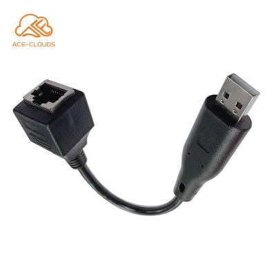 China Serial Extension Cable FTDI RS232 Serial USB to Female Console RJ45 Cable Te koop