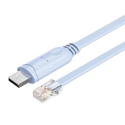 China COMPUTER FTDI CH340 Chip Usb To Rj 45 Rollover Serial Usb Console Cable For Ci sco Router Switch Te koop