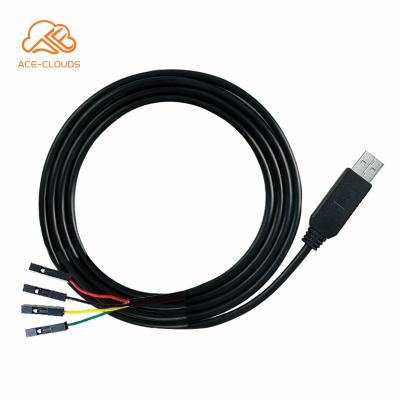 China Oxygen Free Copper TTL232R 3V3 USB To TTL 3.3V 5V Serial Port Module Adapter Cable Te koop