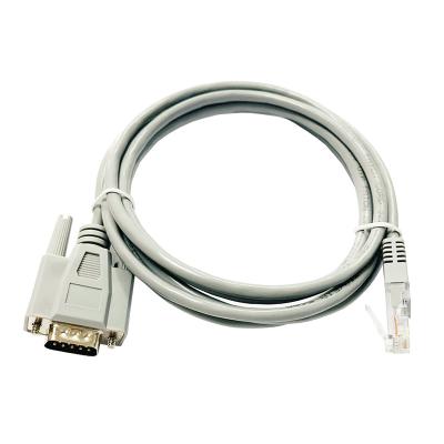 China Routers 2M RS232 DB9 9-Pin RJ45 Cat5 Serial Port Male To Female Ethernet LAN Console Cable for sale