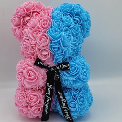 China Durable 25cm Kind Of Bear Rose Tell Rose Bear Valentines Day Rose Teddy Bear for sale