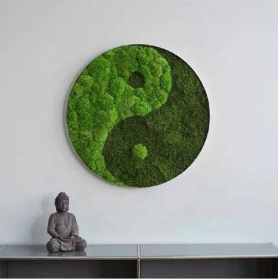 China Wholesale Durable Preserved Foam Ball Reindeer Moss Foam Board For Wall Decoration for sale