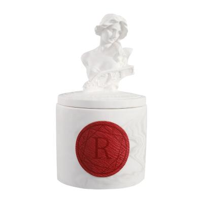 China Rome Scented Statue Scented Candle Special Scent For Home Decor Soy Custom Wax Scented Candle for sale