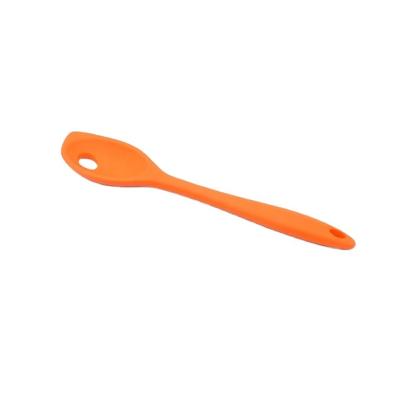 China Sustainable Kitchen Utensils Colorful Silicone Cooking Slotted Spoon for sale