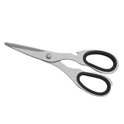 China Cheap price stainless steel+TPR with high quality multifunctional stainless steel kitchen scissors for sale