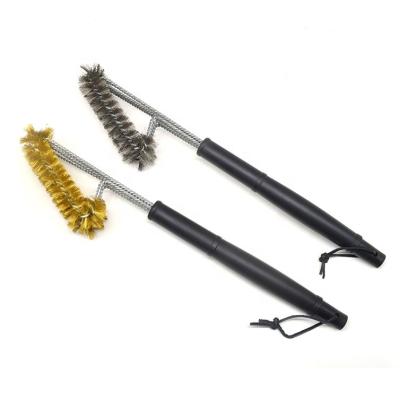 China Wholesale Kingforce Easily Cleaned Grill Cleaning Brush Grill Accessories BBQ Tool Kit for sale