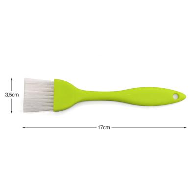 China Kingforce Pastry Brush Food Grade Nylon Oil Paint Brush Easily Cleaned for Baking and Glazing Pastry for sale