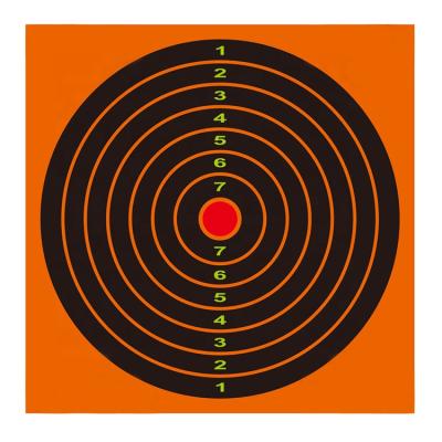 China Sports fashion shooting 12 inch silhouette shooting target training target reactive self-adhesive paper for sale