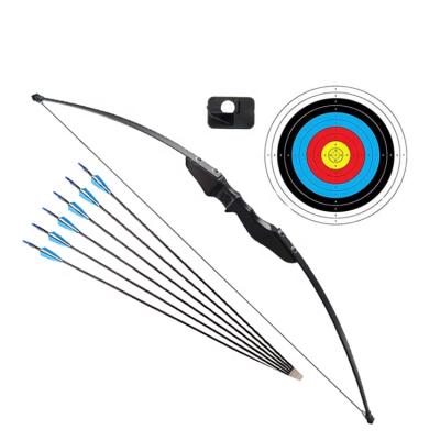 China Durable 45 Inch Archery Set Hunting Game Target Shooting Recurve Bow Archery Set for sale