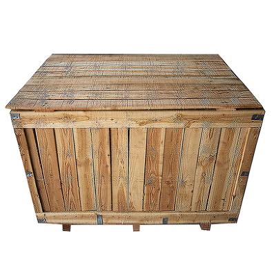 China Factory Price Sustainable Use Recyclable Customized Size Wooden Crates For Containers for sale